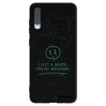 Picasee husă neagră din silicon pentru Samsung Galaxy A70 A705F - LEFT A MARK