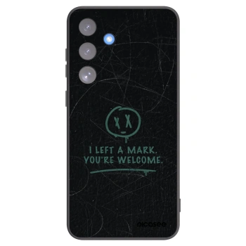 Picasee husă neagră din silicon pentru Samsung Galaxy S25 FE 5G - LEFT A MARK