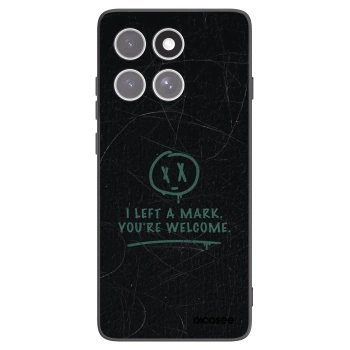 Picasee husă neagră din silicon pentru Motorola Edge 60 Fusion - LEFT A MARK