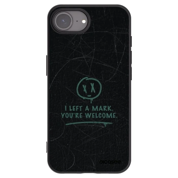 Picasee husă neagră din silicon pentru Apple iPhone 17e - LEFT A MARK