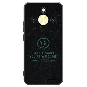Picasee husă neagră din silicon pentru Honor Magic8 Lite 5G - LEFT A MARK