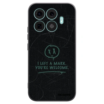 Picasee husă neagră din silicon pentru Xiaomi 17T - LEFT A MARK