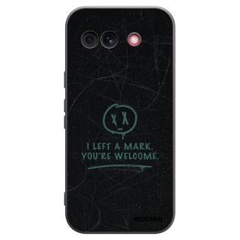 Picasee husă neagră din silicon pentru Google Pixel 10a - LEFT A MARK