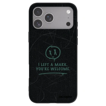 Picasee husă neagră din silicon pentru Apple iPhone 18 Pro Max - LEFT A MARK