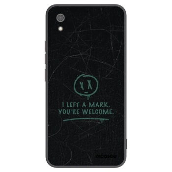 Picasee husă neagră din silicon pentru Xiaomi Redmi 7A - LEFT A MARK