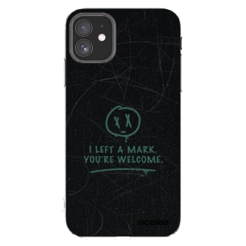 Picasee husă transparentă din silicon pentru Apple iPhone 11 - LEFT A MARK