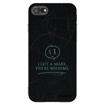 Picasee husă transparentă din silicon pentru Apple iPhone 8 - LEFT A MARK