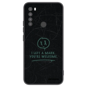 Picasee husă neagră din silicon pentru Xiaomi Redmi Note 8 - LEFT A MARK