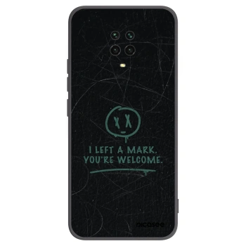 Picasee husă neagră din silicon pentru Xiaomi Redmi Note 9 Pro - LEFT A MARK