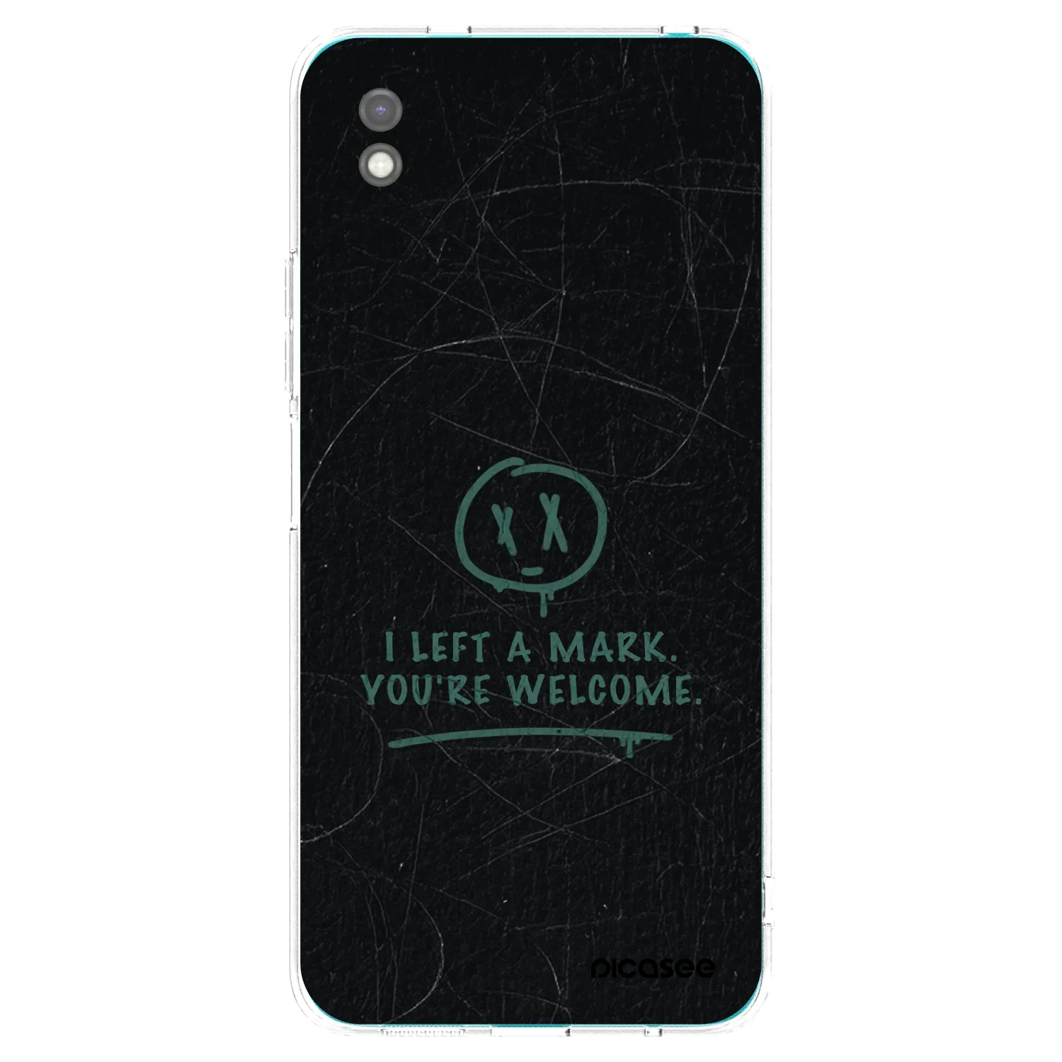 Picasee husă neagră din silicon pentru Xiaomi Redmi 9A - LEFT A MARK