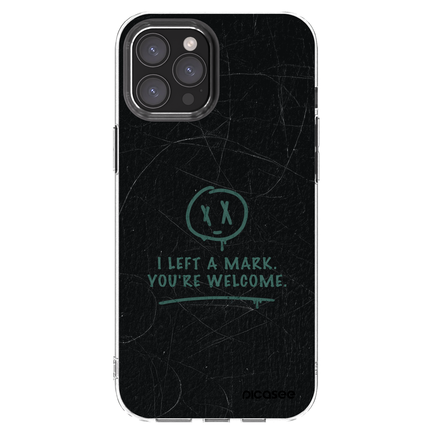 Picasee husă transparentă din silicon pentru Apple iPhone 12 Pro Max - LEFT A MARK