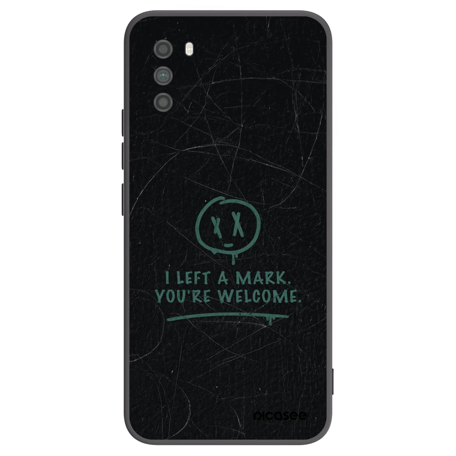 Picasee husă neagră din silicon pentru Xiaomi Poco M3 - LEFT A MARK