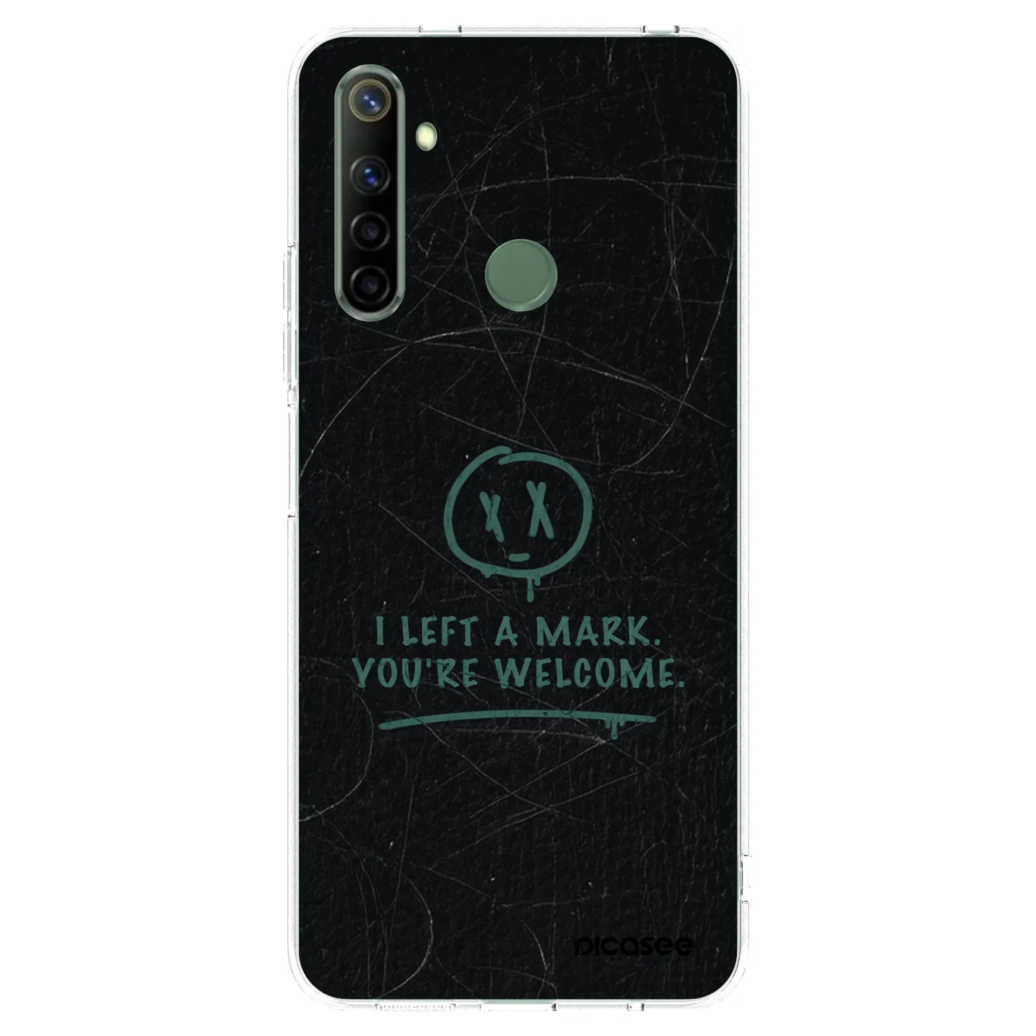 Picasee husă transparentă din silicon pentru Realme 6i - LEFT A MARK