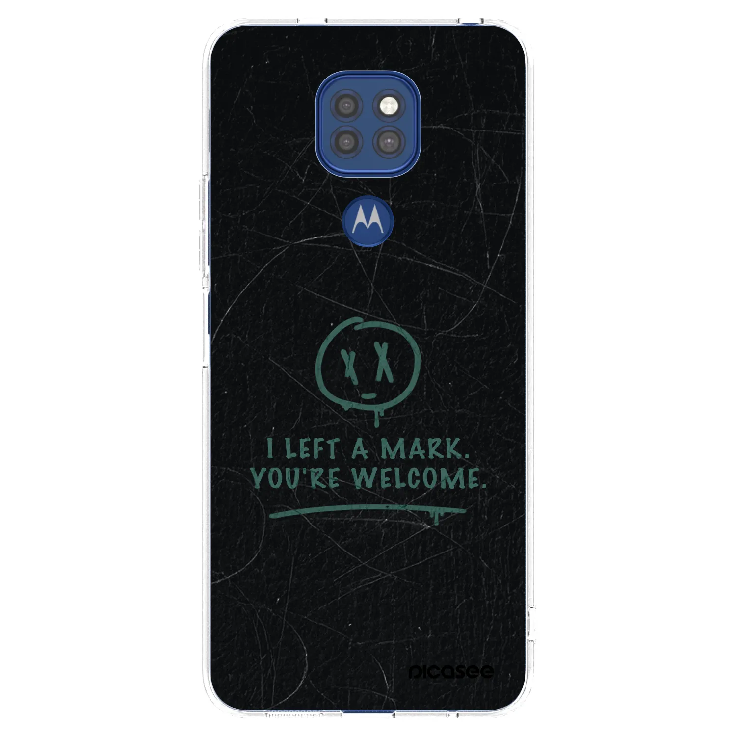Picasee husă transparentă din silicon pentru Motorola Moto G9 Play - LEFT A MARK