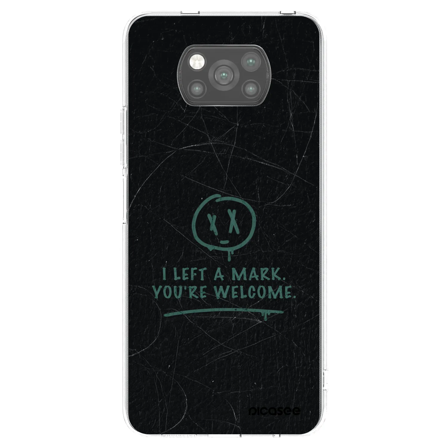 Picasee husă neagră din silicon pentru Xiaomi Poco X3 Pro - LEFT A MARK