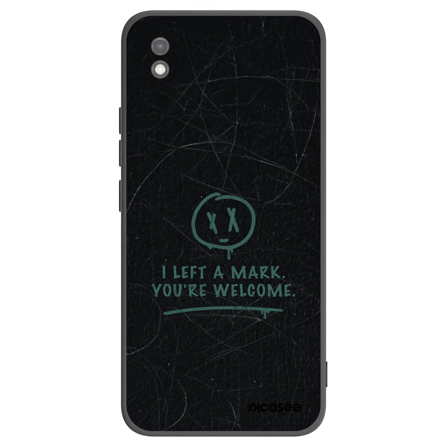 Picasee husă neagră din silicon pentru Xiaomi Redmi 9AT - LEFT A MARK