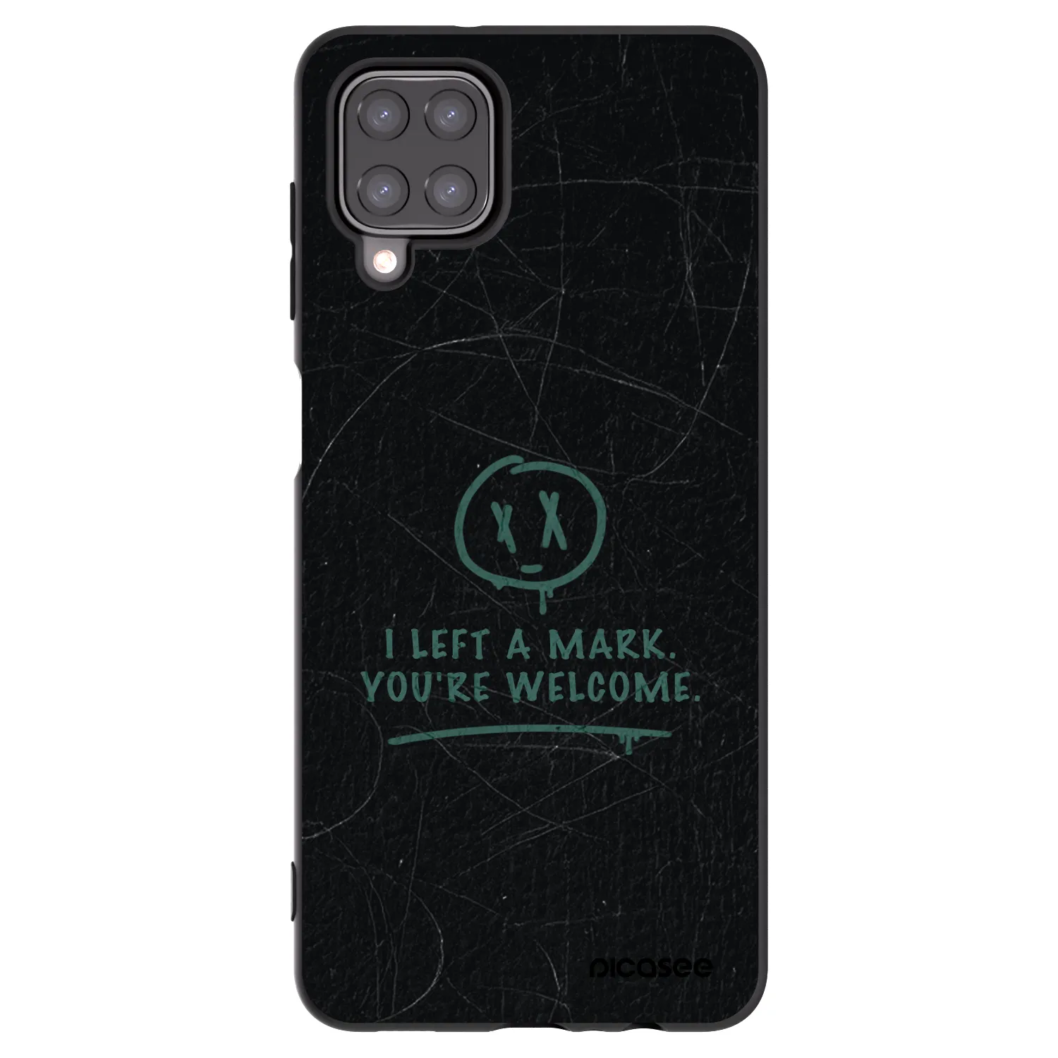 Picasee husă neagră din silicon pentru Samsung Galaxy M12 M127F - LEFT A MARK