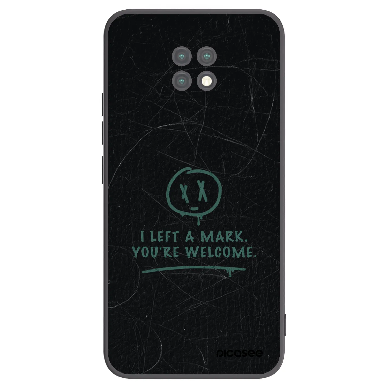 Picasee husă neagră din silicon pentru Xiaomi Redmi Note 9T - LEFT A MARK