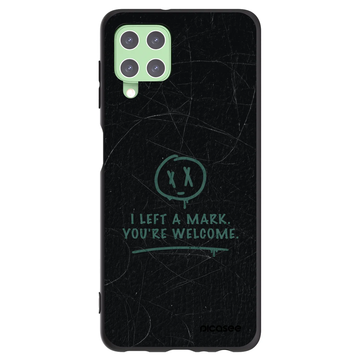 Picasee husă neagră din silicon pentru Samsung Galaxy A22 A225F 4G - LEFT A MARK