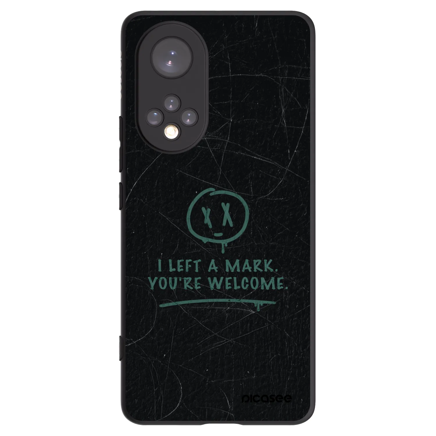 Picasee husă neagră din silicon pentru Huawei Nova 9 - LEFT A MARK