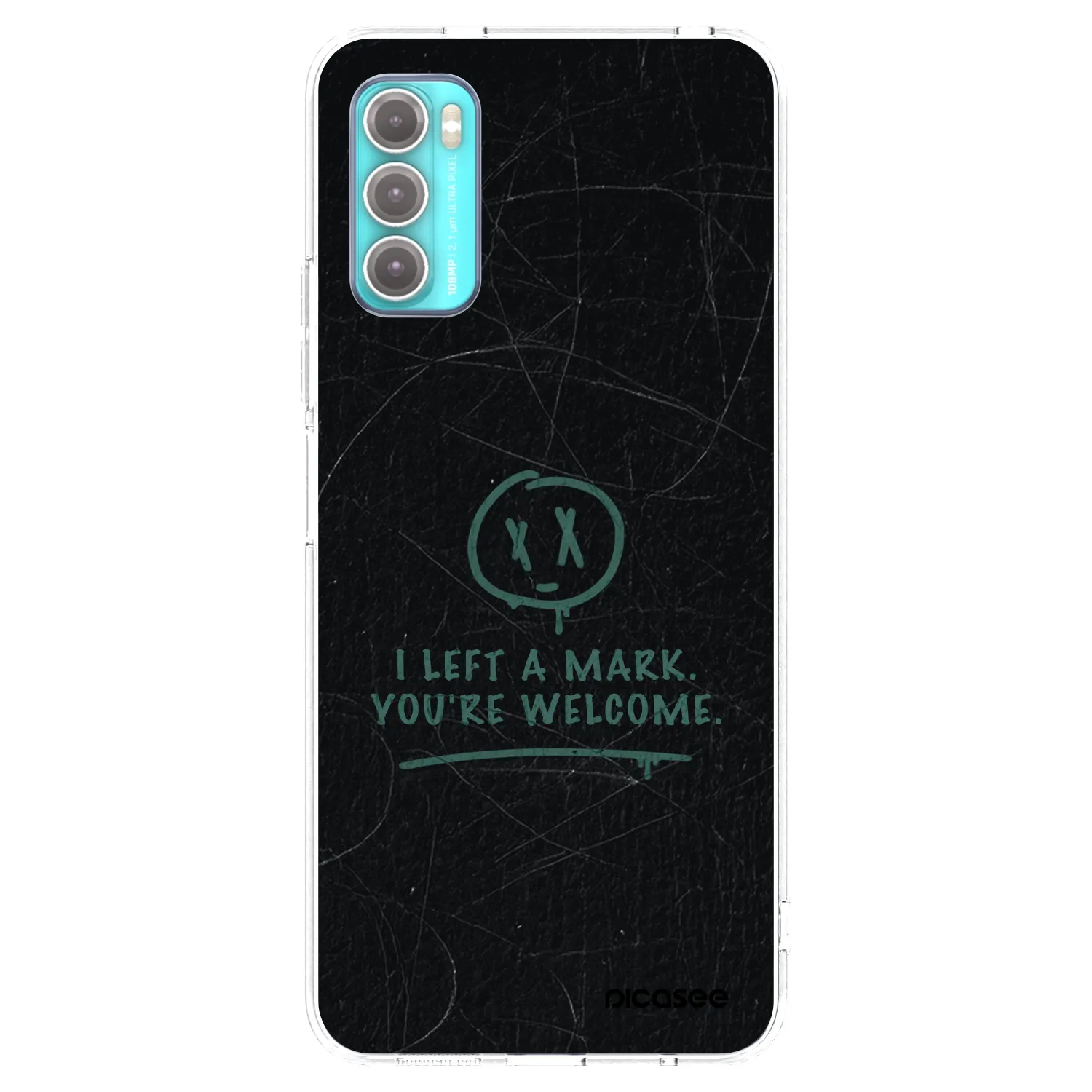 Picasee husă transparentă din silicon pentru Motorola Moto G60 - LEFT A MARK