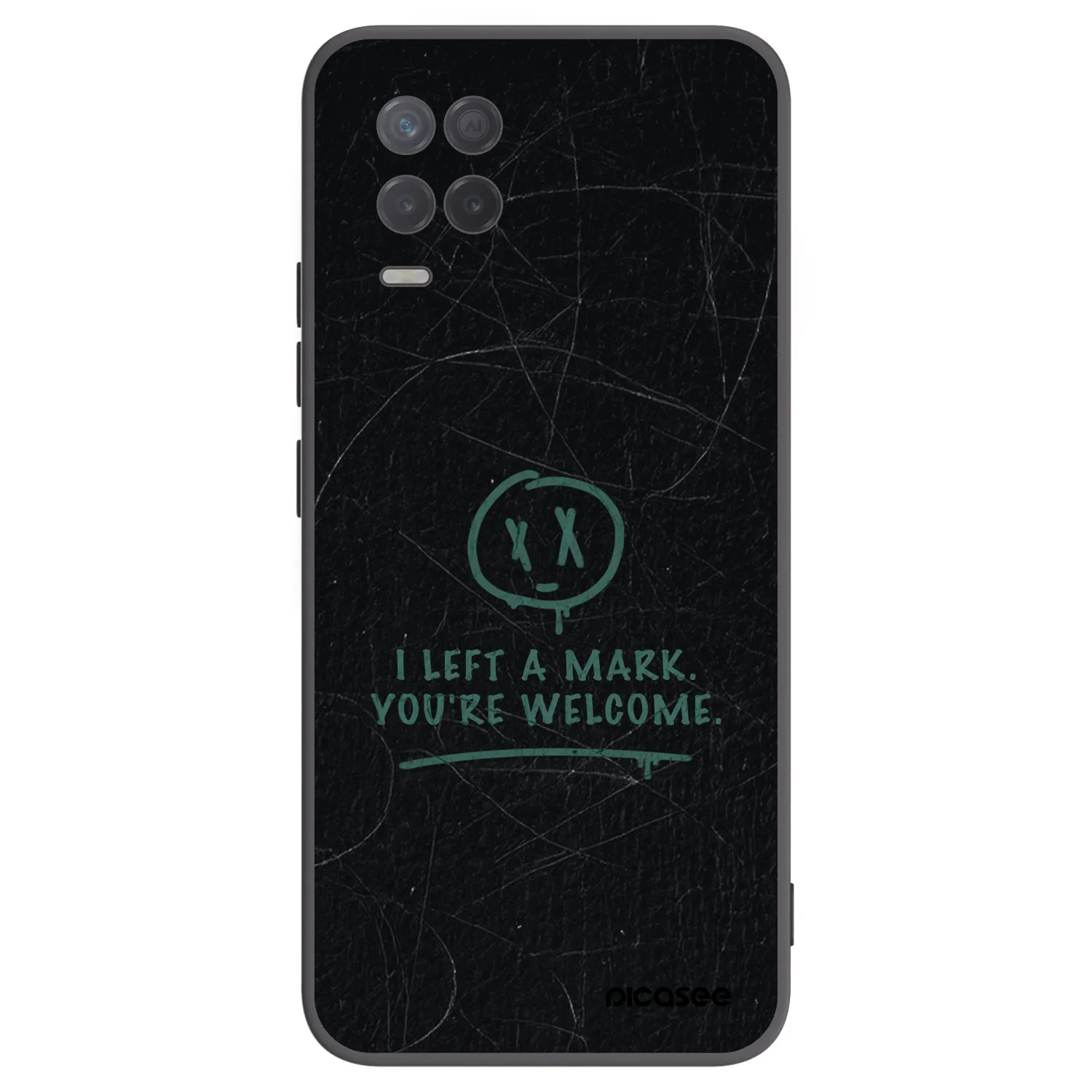 Picasee husă neagră din silicon pentru Realme 8 5G - LEFT A MARK