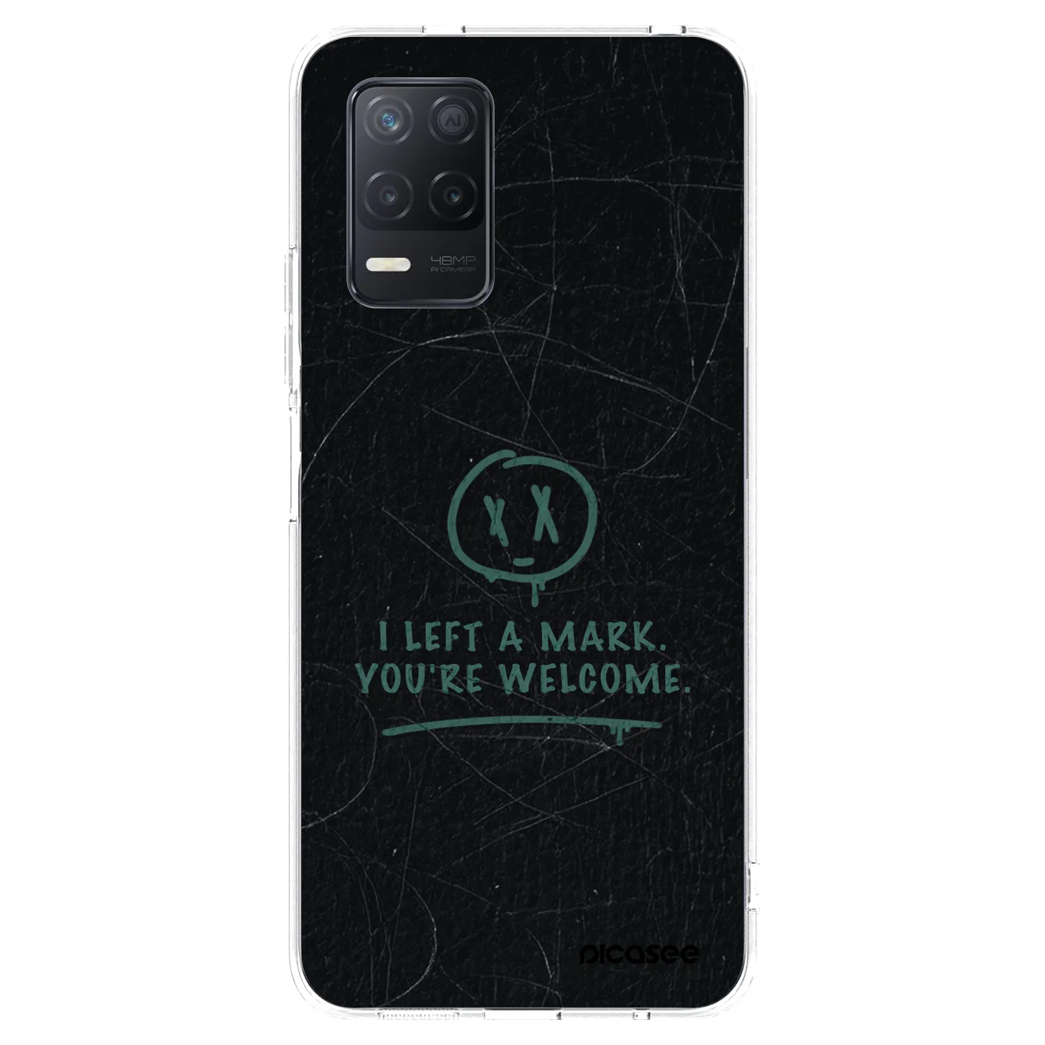 Picasee husă transparentă din silicon pentru Realme 8 5G - LEFT A MARK