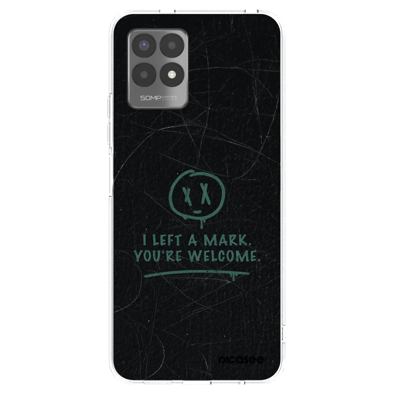 Picasee husă transparentă din silicon pentru Realme 8i - LEFT A MARK