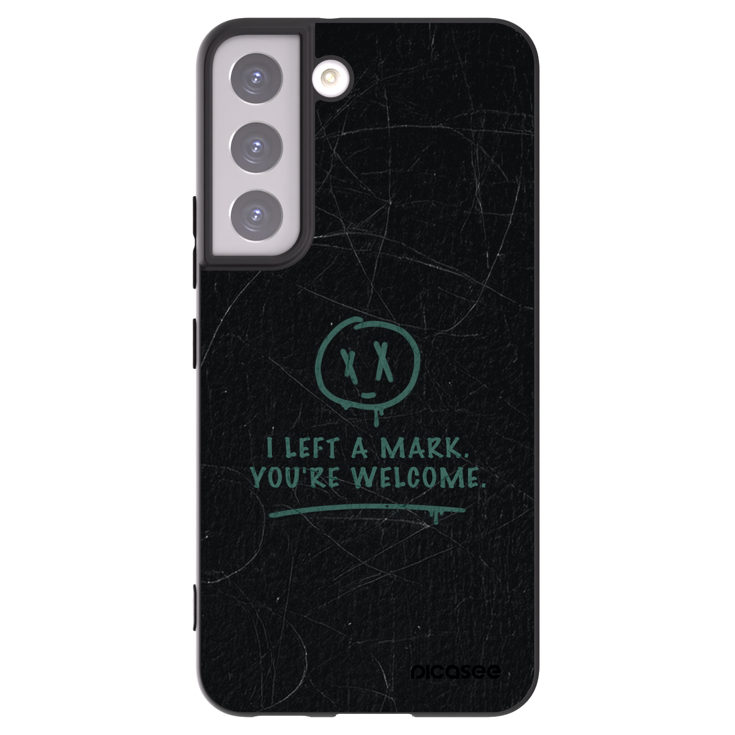 Picasee husă neagră din silicon pentru Samsung Galaxy S22 5G - LEFT A MARK