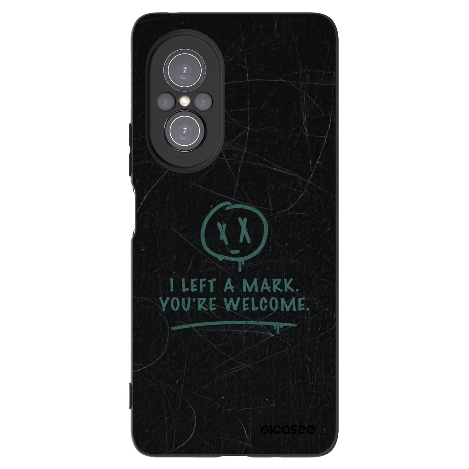 Picasee husă neagră din silicon pentru Huawei Nova 9 SE - LEFT A MARK