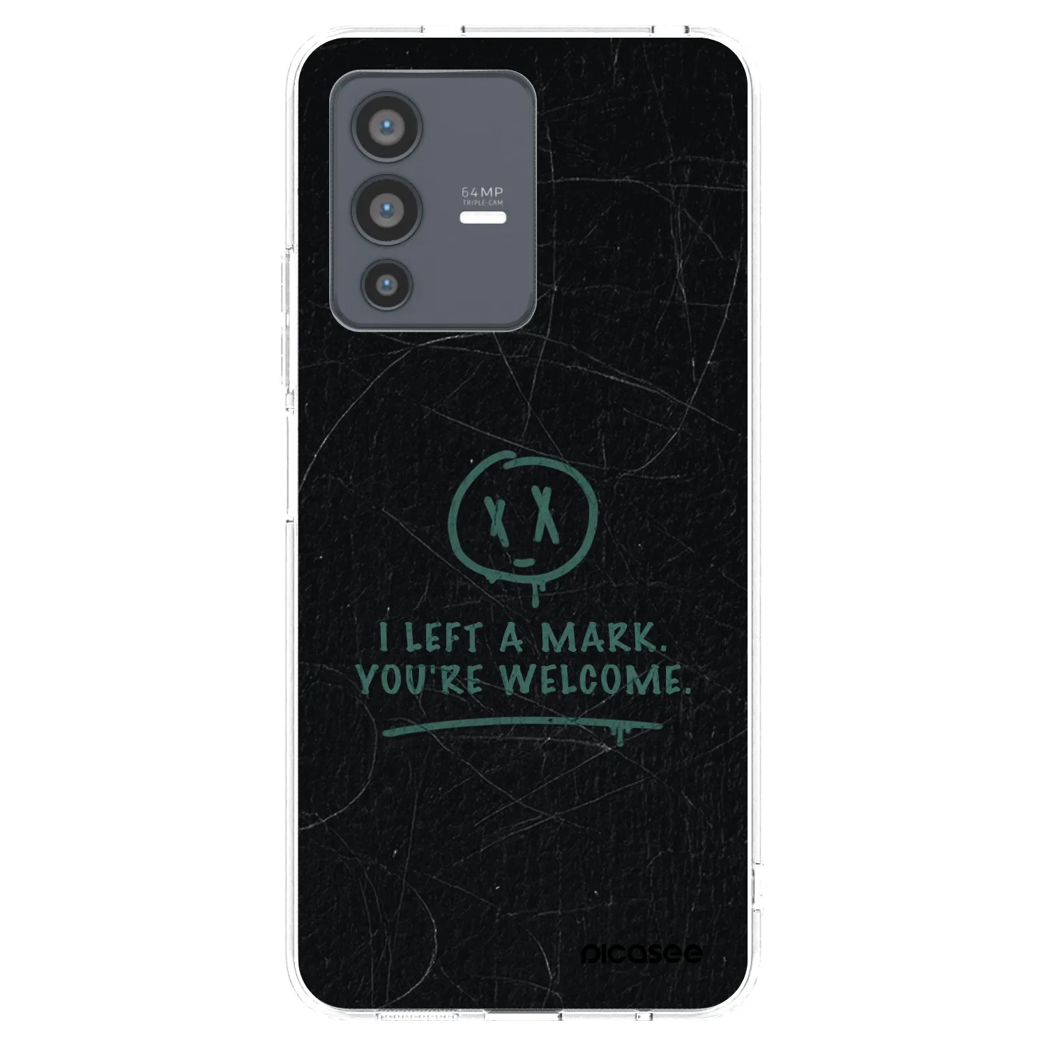 Picasee husă transparentă din silicon pentru Vivo V23 5G - LEFT A MARK