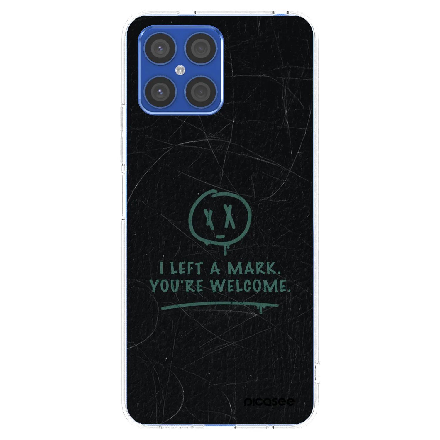 Picasee husă transparentă din silicon pentru Honor X8 4G - LEFT A MARK