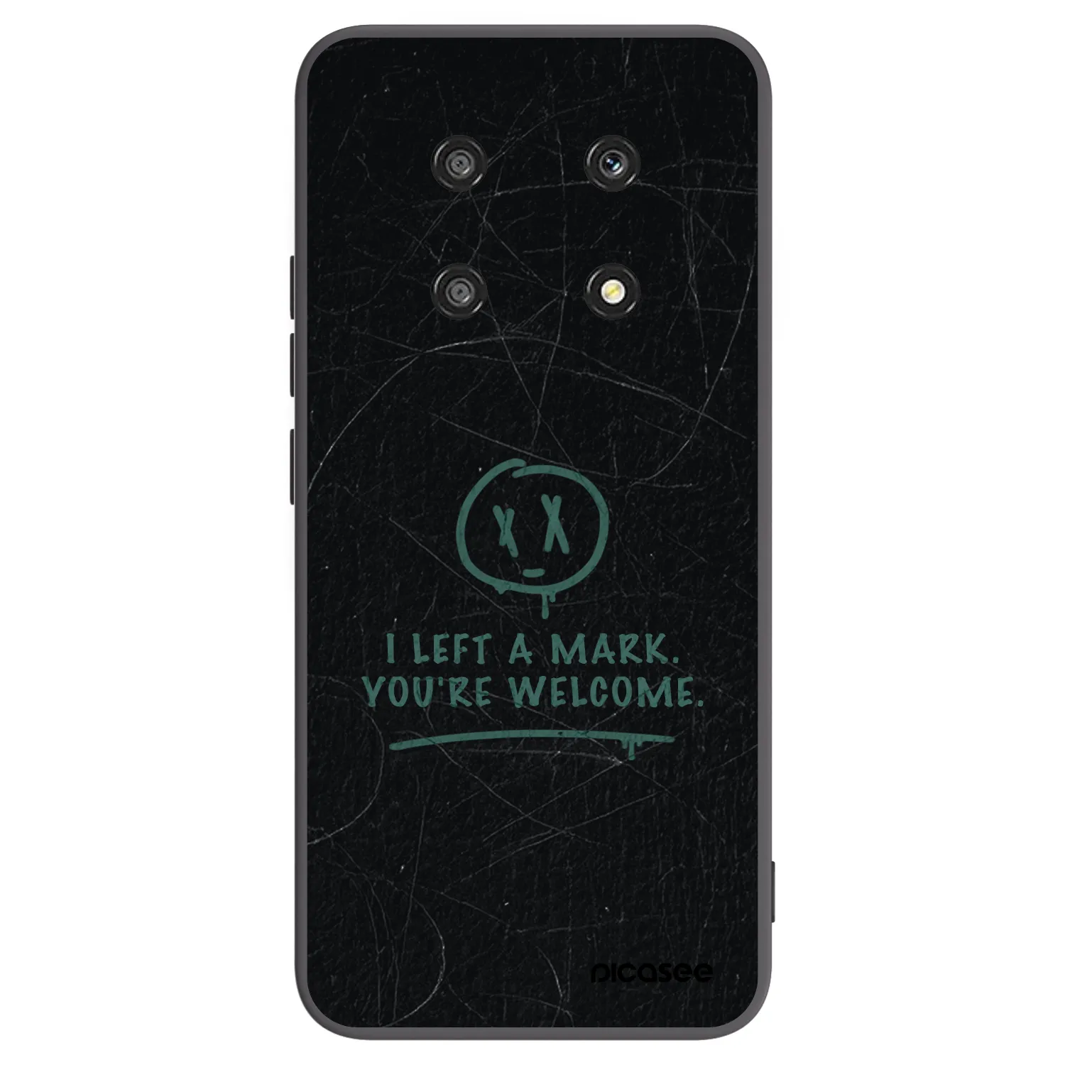 Picasee husă neagră din silicon pentru Honor Magic4 Lite 5G - LEFT A MARK