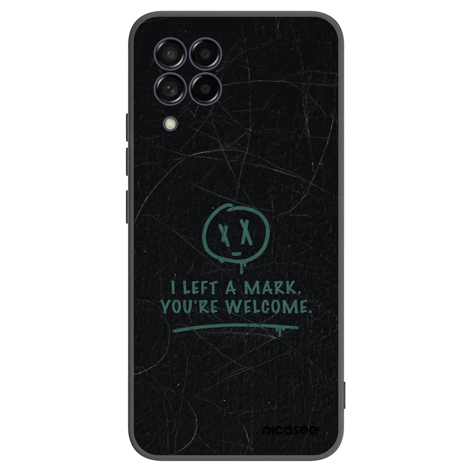 Picasee husă neagră din silicon pentru Samsung Galaxy M53 5G - LEFT A MARK