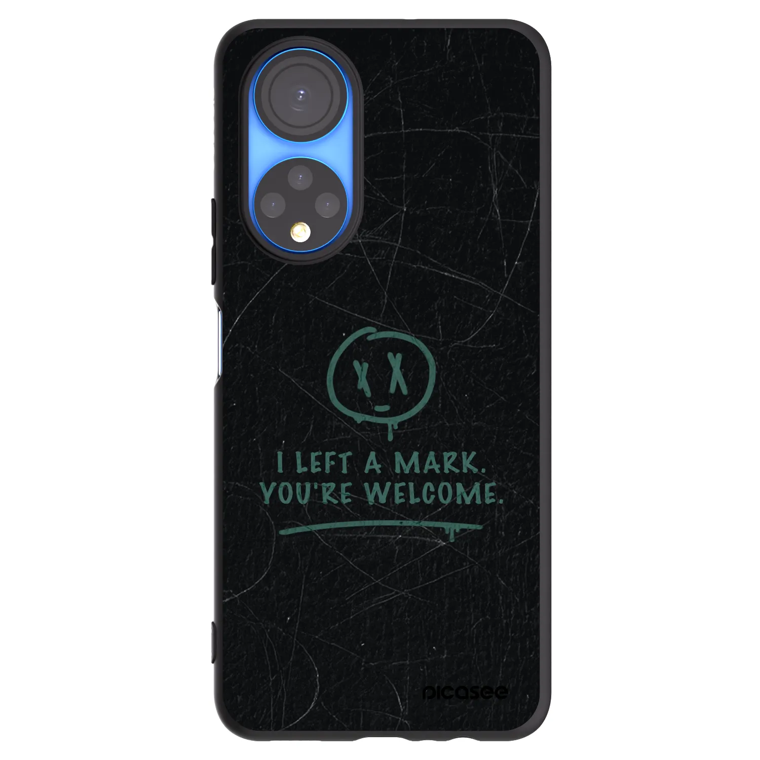 Picasee husă neagră din silicon pentru Honor X7 - LEFT A MARK