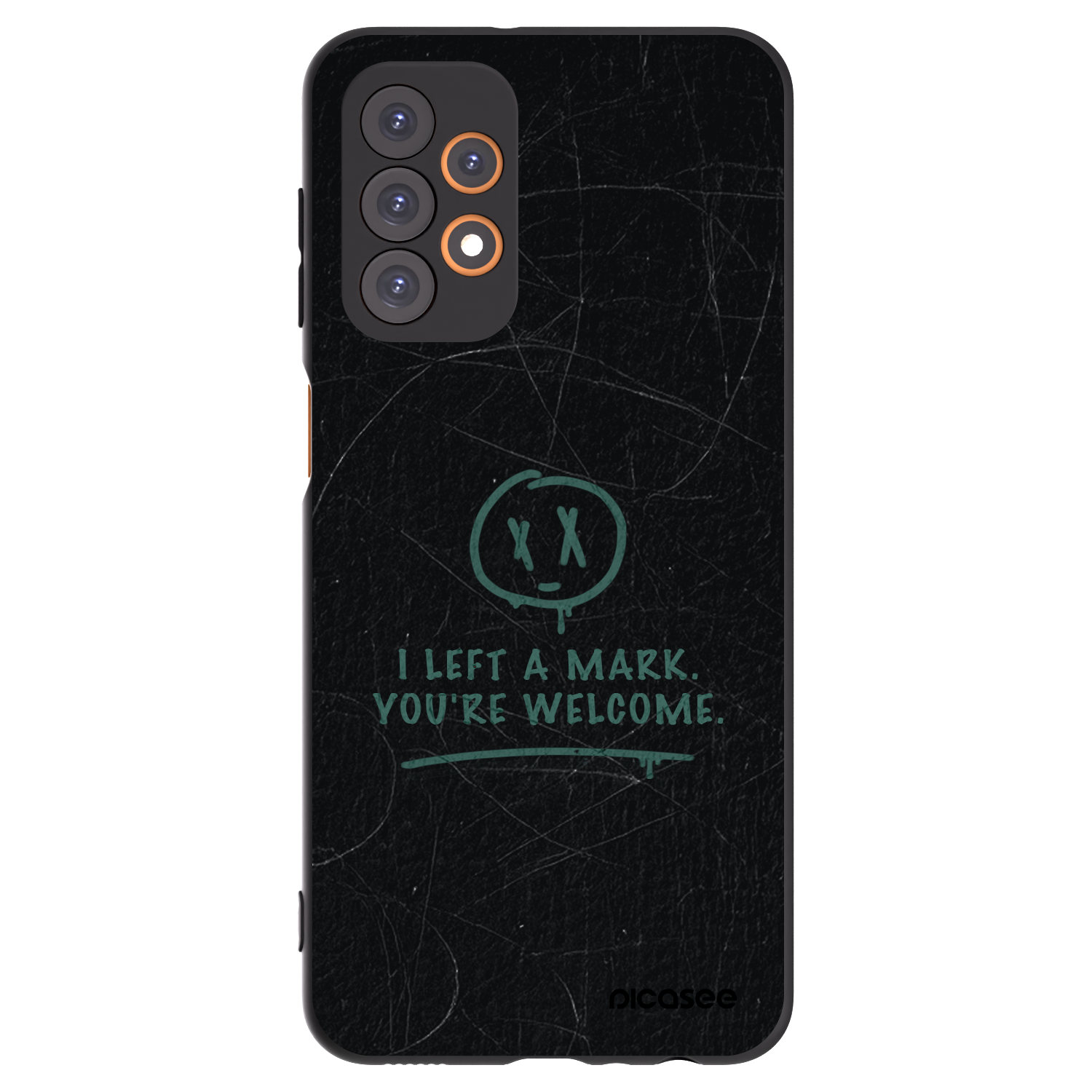 Picasee husă neagră din silicon pentru Samsung Galaxy A23 A236B 5G - LEFT A MARK