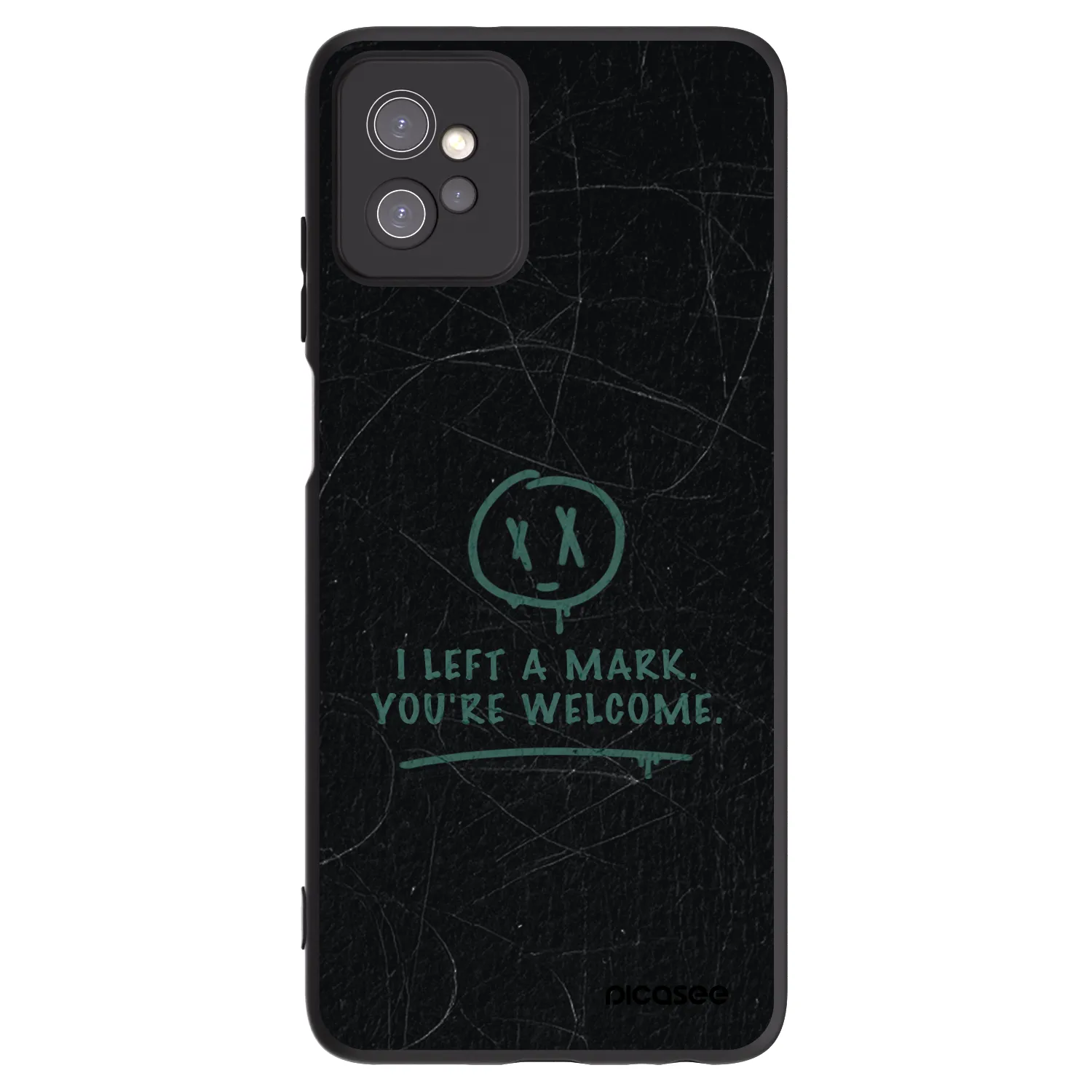 Picasee husă neagră din silicon pentru Motorola Moto G32 - LEFT A MARK
