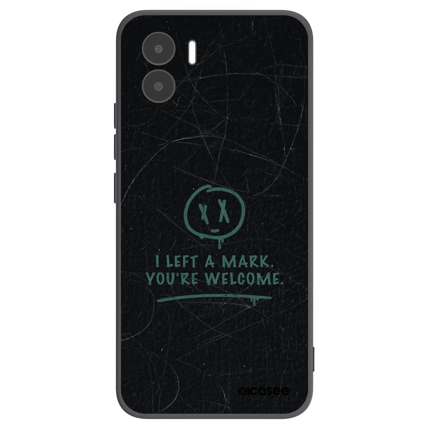 Picasee husă neagră din silicon pentru Xiaomi Redmi A1 - LEFT A MARK