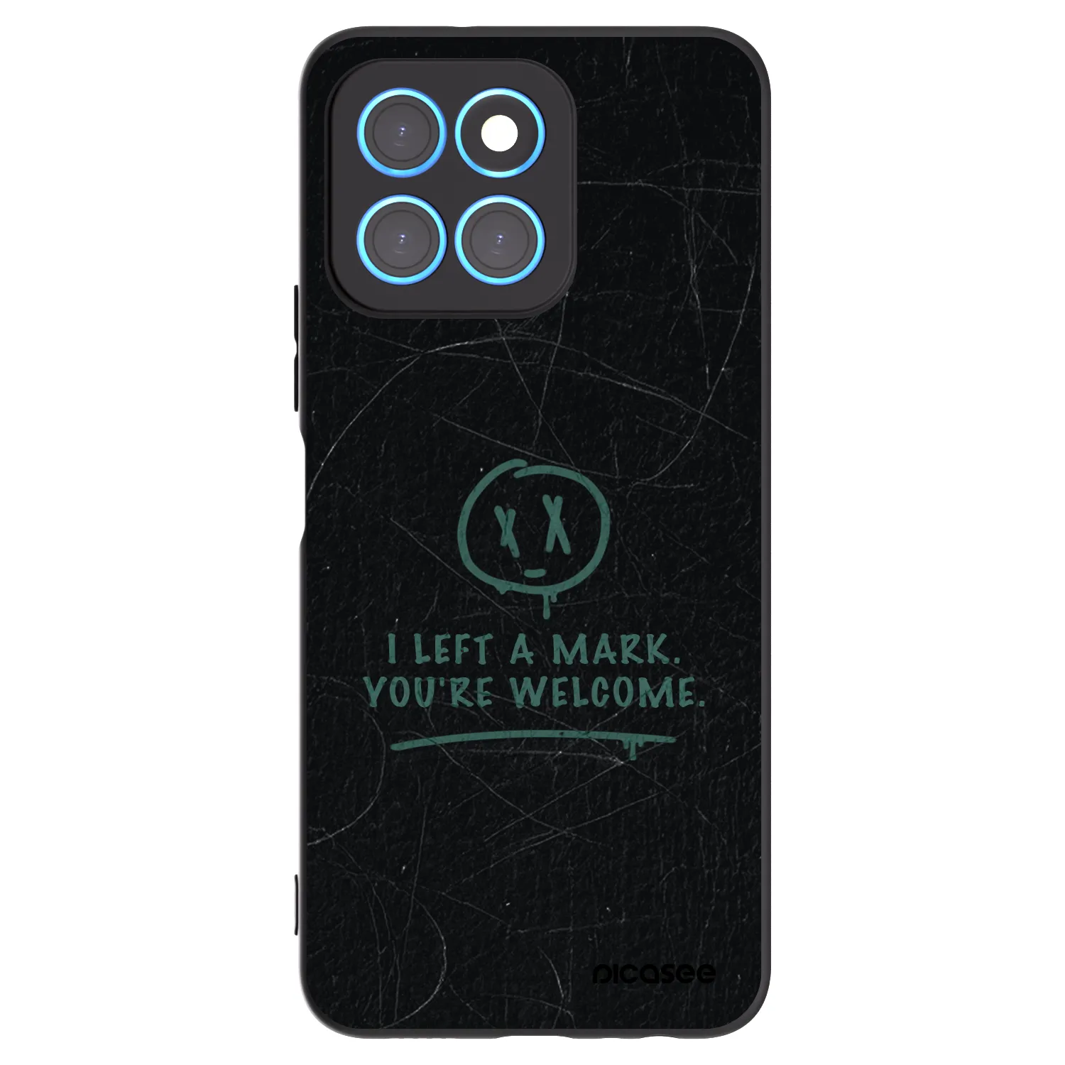 Picasee husă neagră din silicon pentru Honor X6 - LEFT A MARK