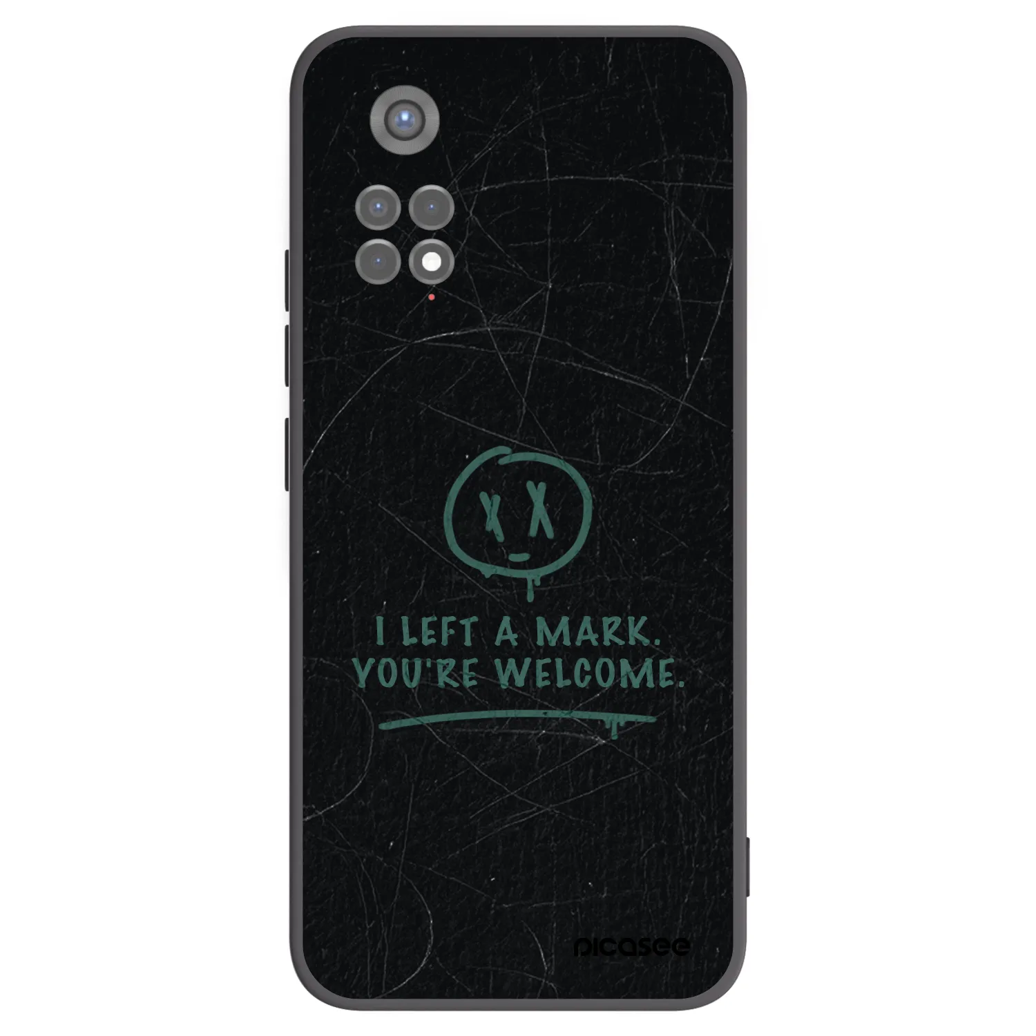 Picasee husă neagră din silicon pentru Xiaomi Redmi Note 11S 5G - LEFT A MARK