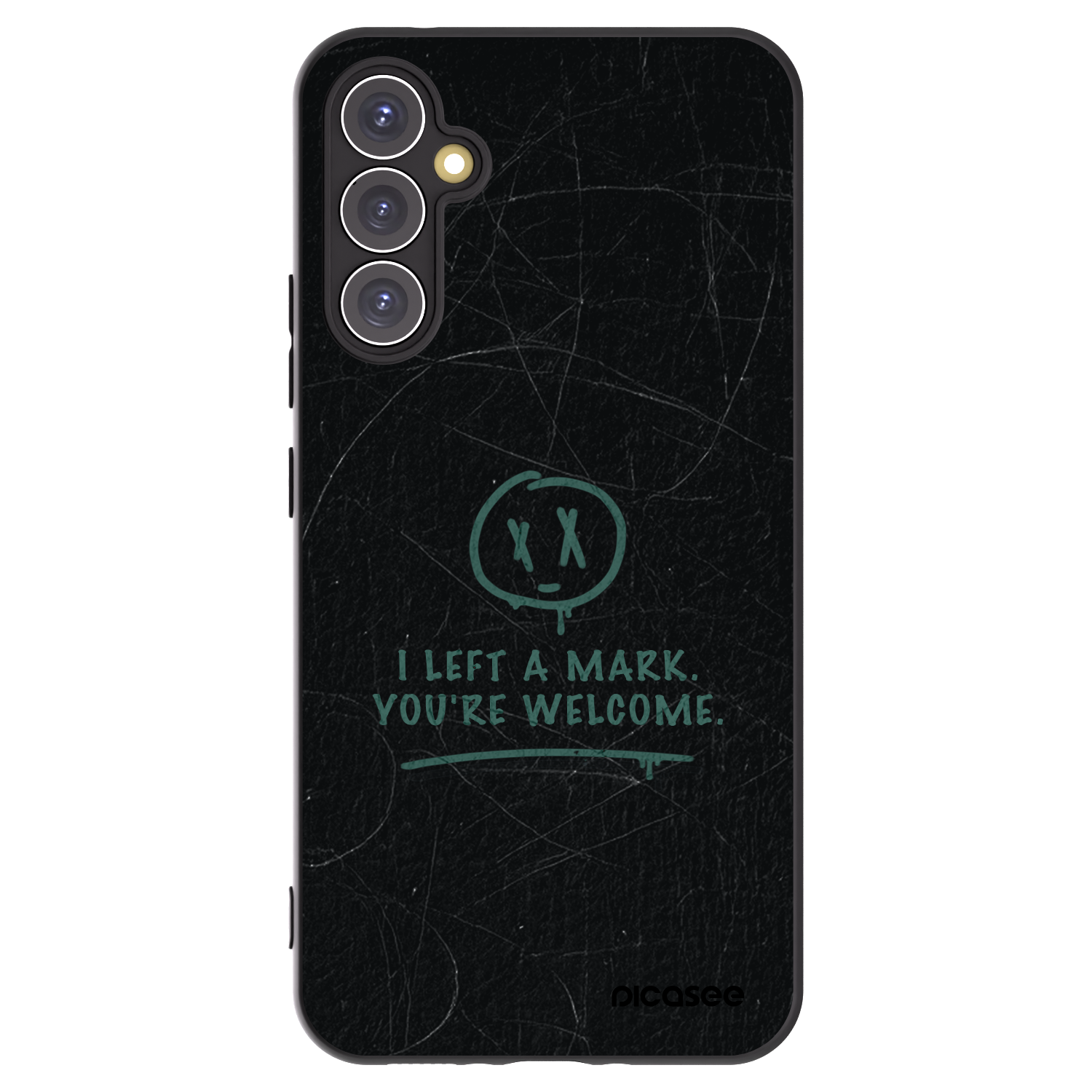 Picasee husă neagră din silicon pentru Samsung Galaxy A34 5G A346B - LEFT A MARK