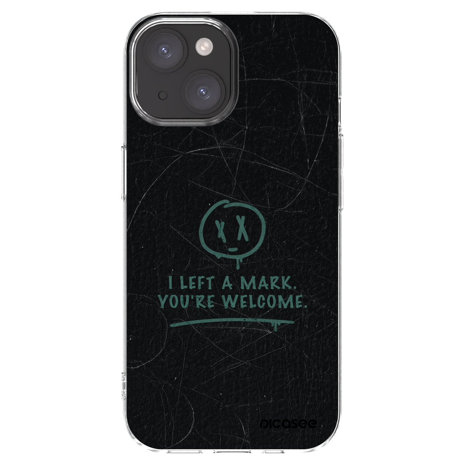 Picasee husă transparentă din silicon pentru Apple iPhone 15 - LEFT A MARK
