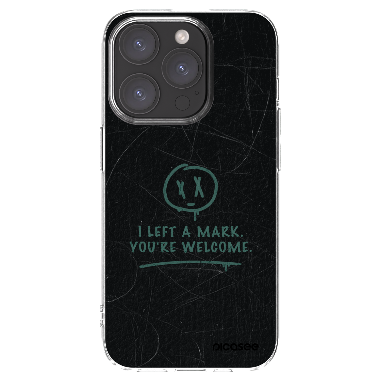 Picasee husă transparentă din silicon pentru Apple iPhone 15 Pro - LEFT A MARK