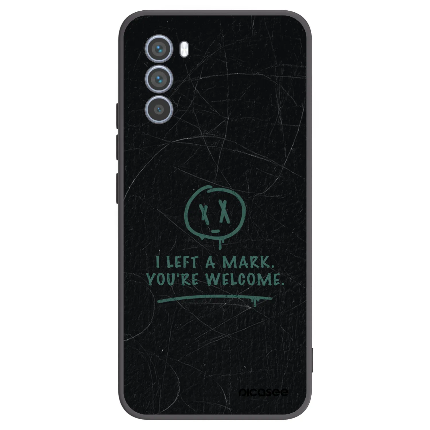 Picasee husă neagră din silicon pentru Motorola Moto G62 - LEFT A MARK