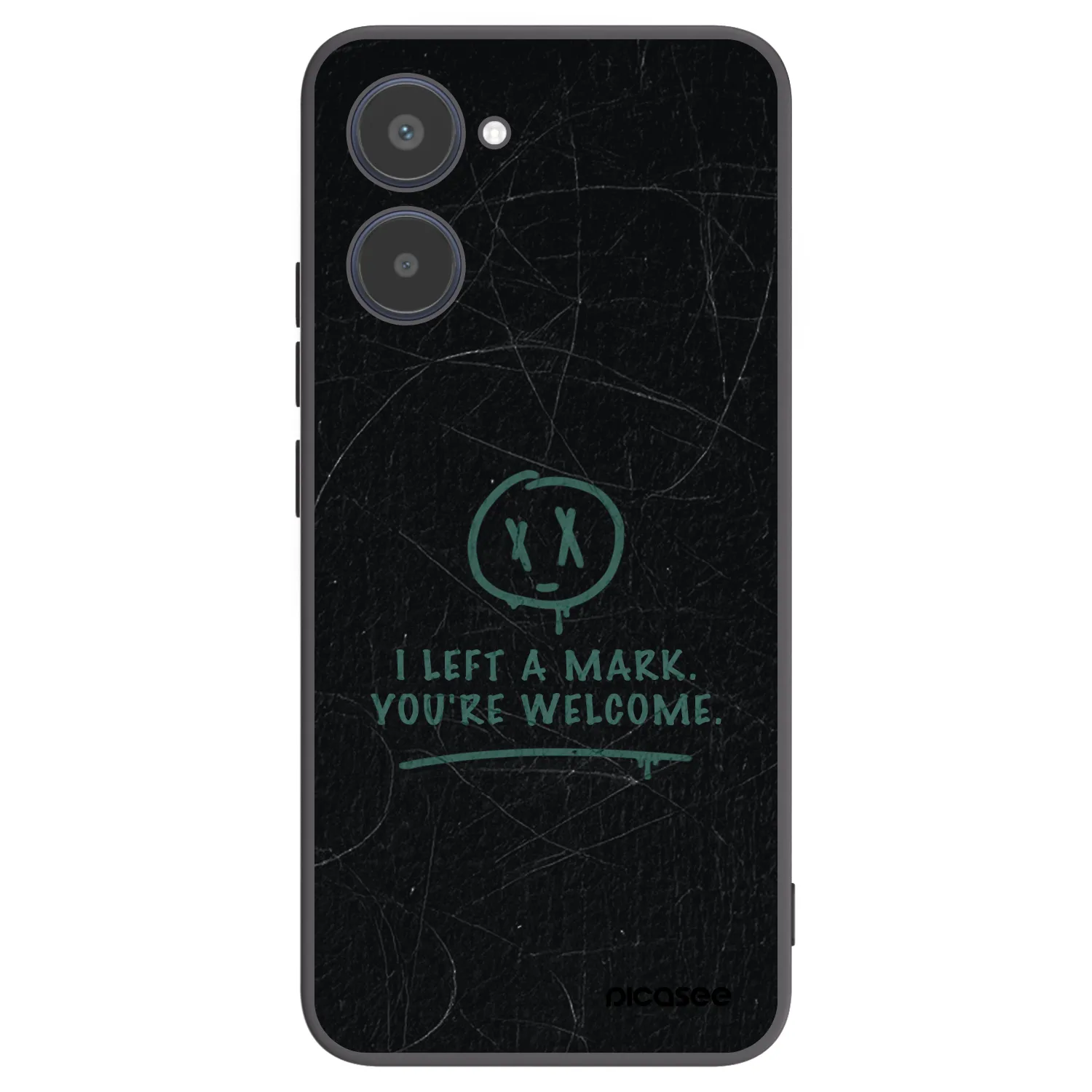 Picasee husă neagră din silicon pentru Realme 10 4G - LEFT A MARK