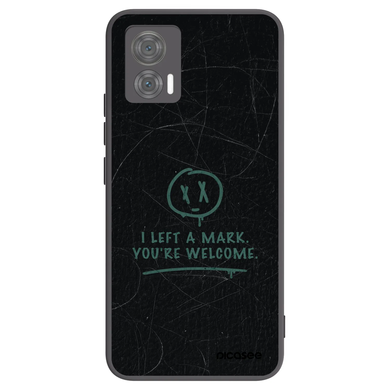 Picasee husă neagră din silicon pentru Motorola Edge 30 Neo - LEFT A MARK
