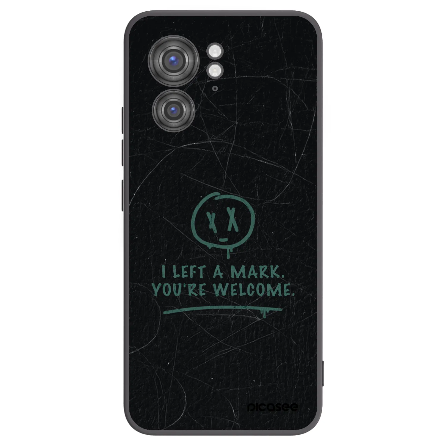 Picasee husă neagră din silicon pentru Motorola Edge 40 - LEFT A MARK