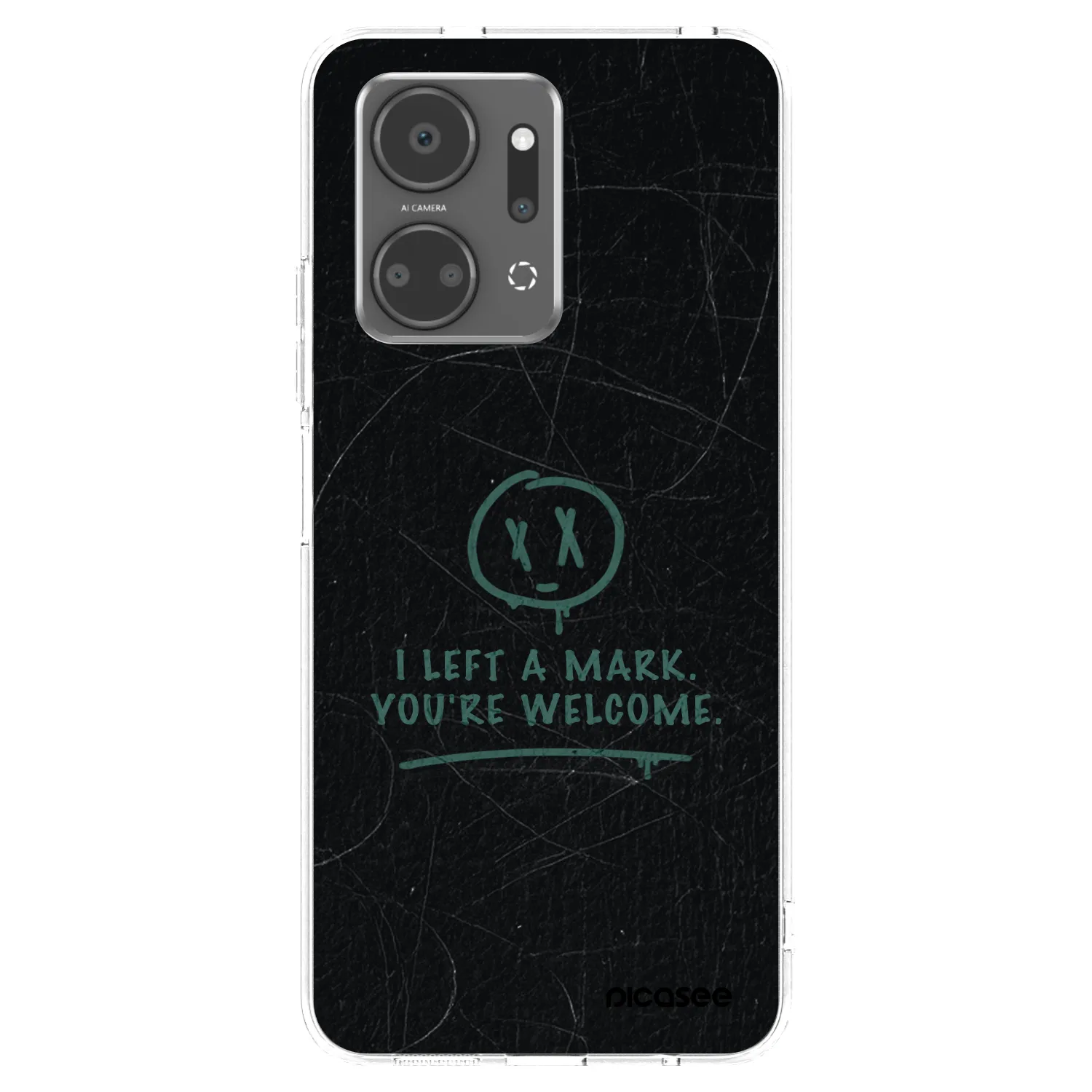 Picasee husă transparentă din silicon pentru Honor X7a - LEFT A MARK