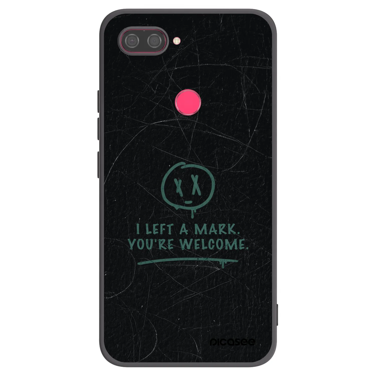 Picasee husă neagră din silicon pentru Xiaomi Mi 8 Lite - LEFT A MARK