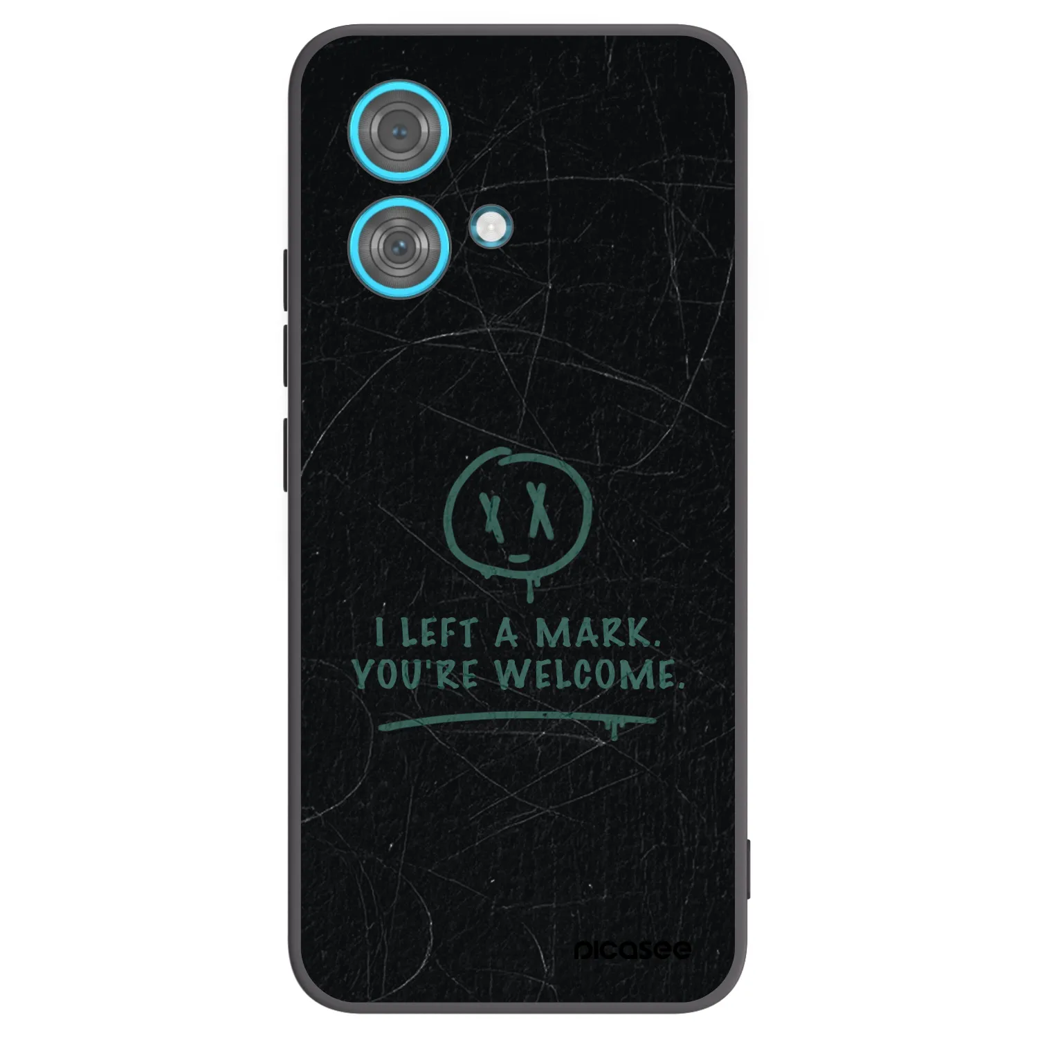 Picasee husă neagră din silicon pentru Motorola Edge 40 Neo - LEFT A MARK